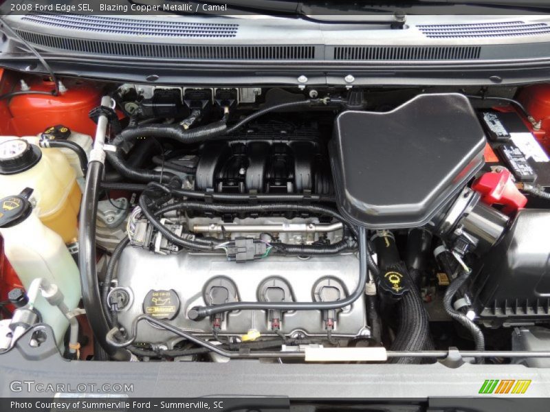 Blazing Copper Metallic / Camel 2008 Ford Edge SEL