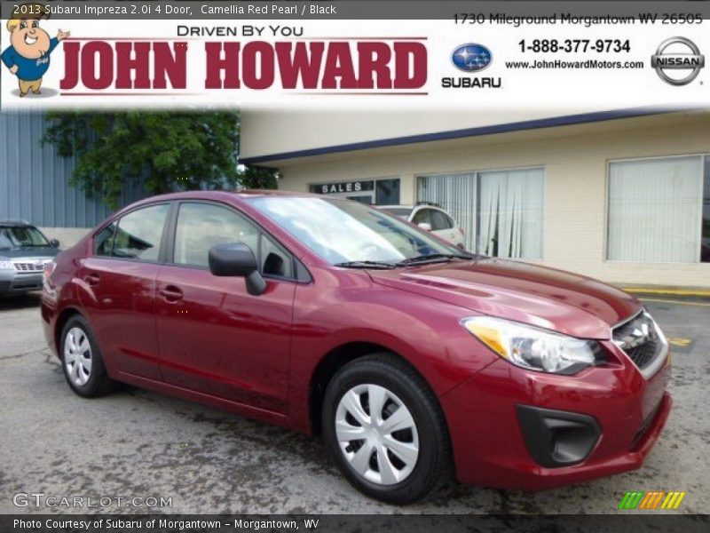 Camellia Red Pearl / Black 2013 Subaru Impreza 2.0i 4 Door