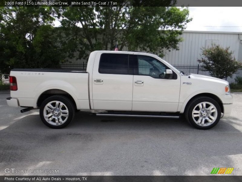 White Sand Tri-Coat / Tan 2008 Ford F150 Limited SuperCrew