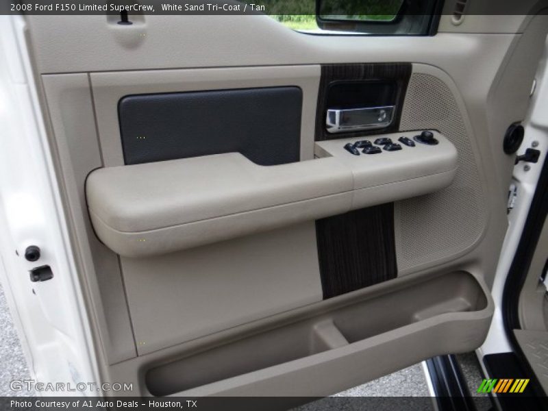 White Sand Tri-Coat / Tan 2008 Ford F150 Limited SuperCrew