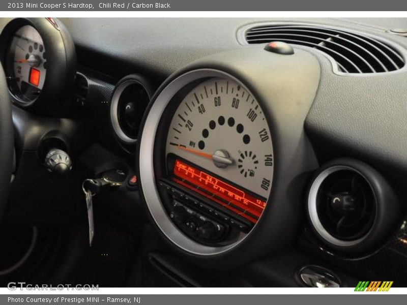Chili Red / Carbon Black 2013 Mini Cooper S Hardtop