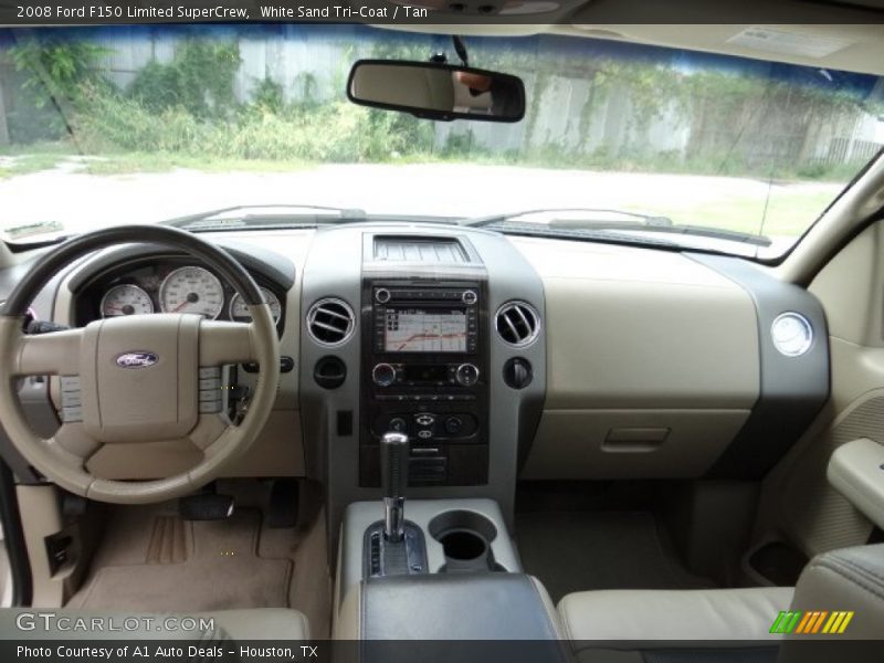 White Sand Tri-Coat / Tan 2008 Ford F150 Limited SuperCrew