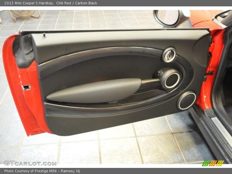 Chili Red / Carbon Black 2013 Mini Cooper S Hardtop
