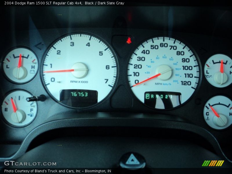 Black / Dark Slate Gray 2004 Dodge Ram 1500 SLT Regular Cab 4x4