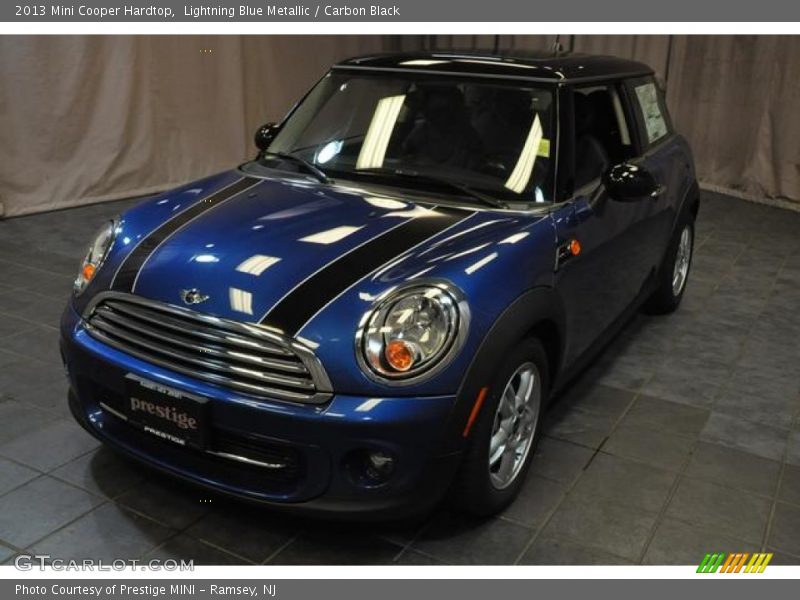 Lightning Blue Metallic / Carbon Black 2013 Mini Cooper Hardtop