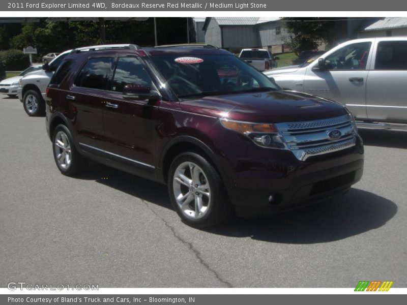 Bordeaux Reserve Red Metallic / Medium Light Stone 2011 Ford Explorer Limited 4WD