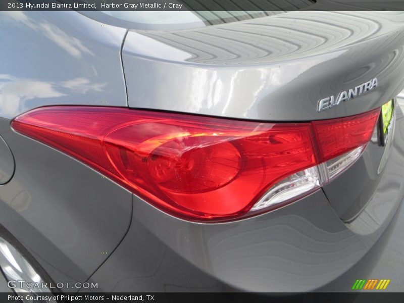 Harbor Gray Metallic / Gray 2013 Hyundai Elantra Limited