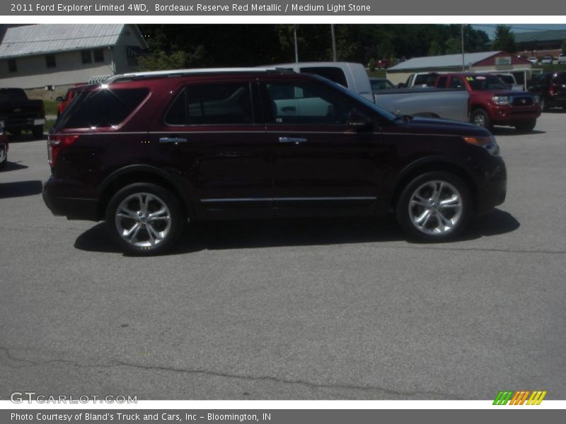 Bordeaux Reserve Red Metallic / Medium Light Stone 2011 Ford Explorer Limited 4WD