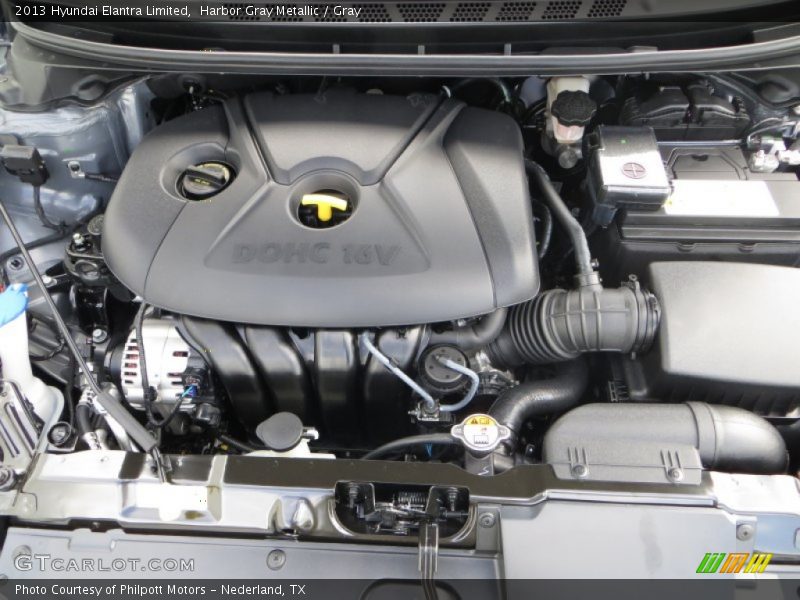 Harbor Gray Metallic / Gray 2013 Hyundai Elantra Limited