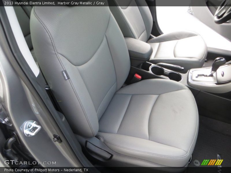 Harbor Gray Metallic / Gray 2013 Hyundai Elantra Limited