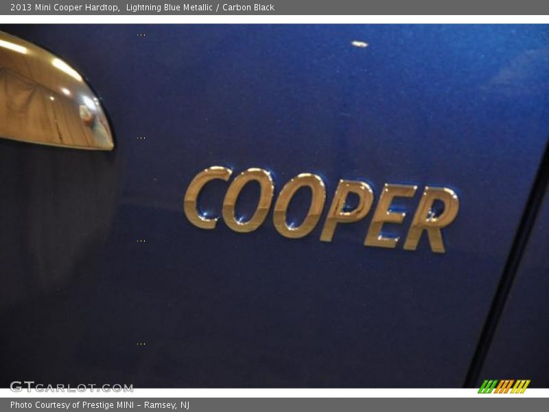Lightning Blue Metallic / Carbon Black 2013 Mini Cooper Hardtop
