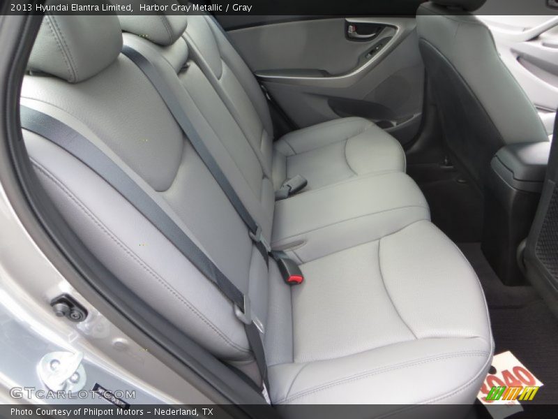 Harbor Gray Metallic / Gray 2013 Hyundai Elantra Limited
