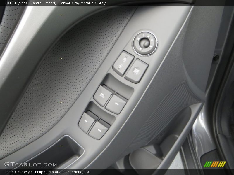 Harbor Gray Metallic / Gray 2013 Hyundai Elantra Limited