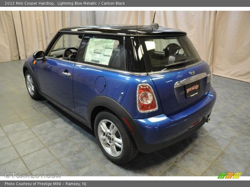 Lightning Blue Metallic / Carbon Black 2013 Mini Cooper Hardtop