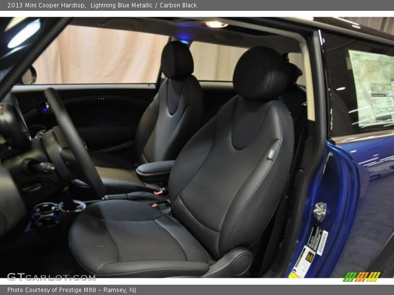 Lightning Blue Metallic / Carbon Black 2013 Mini Cooper Hardtop