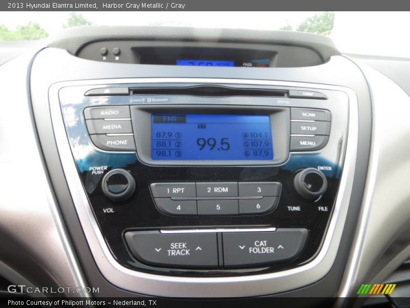 Harbor Gray Metallic / Gray 2013 Hyundai Elantra Limited