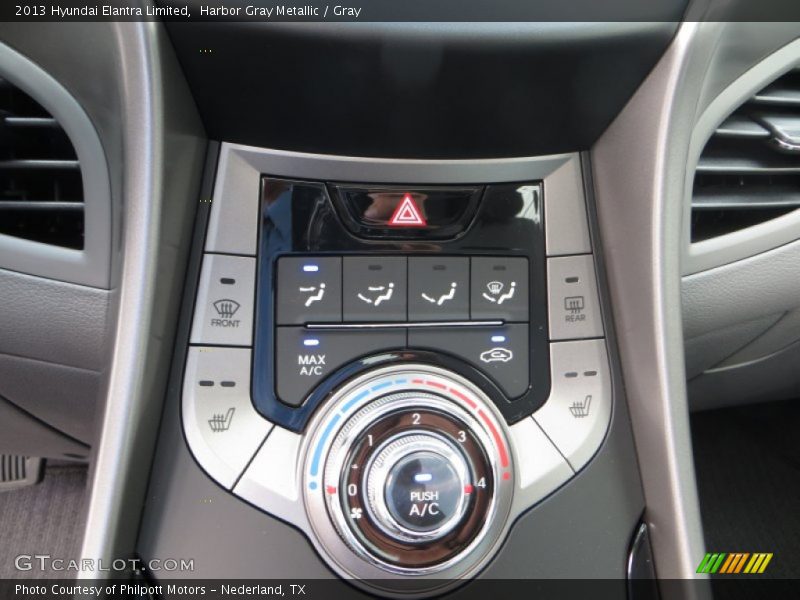 Harbor Gray Metallic / Gray 2013 Hyundai Elantra Limited