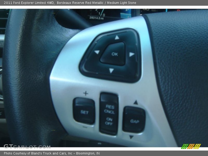 Bordeaux Reserve Red Metallic / Medium Light Stone 2011 Ford Explorer Limited 4WD