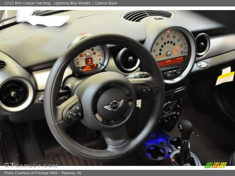 Lightning Blue Metallic / Carbon Black 2013 Mini Cooper Hardtop