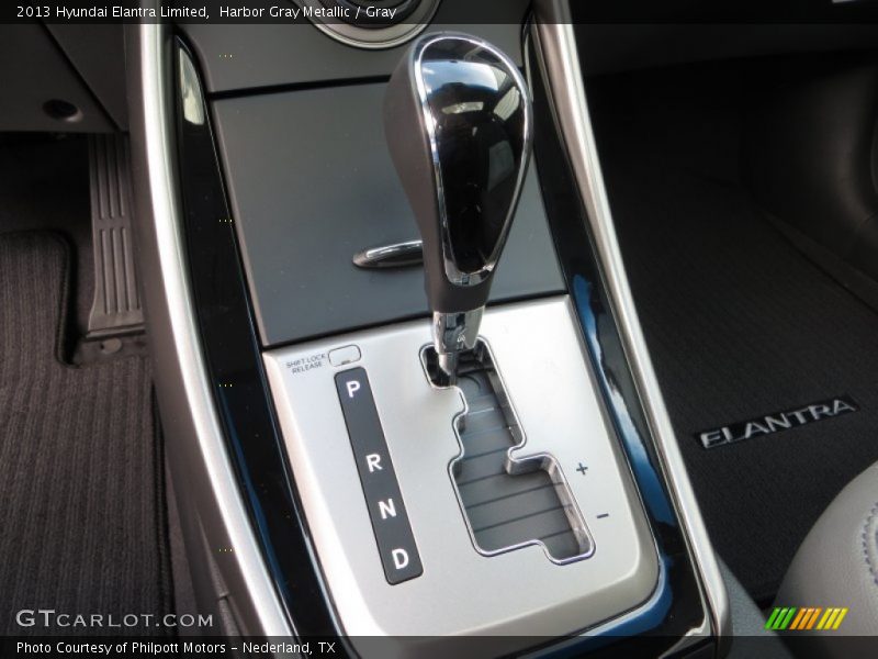 Harbor Gray Metallic / Gray 2013 Hyundai Elantra Limited