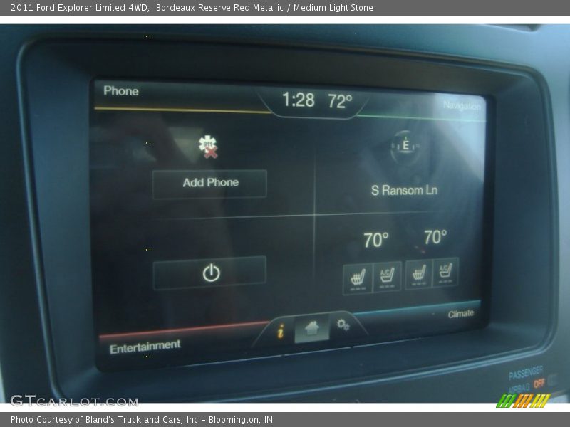 Bordeaux Reserve Red Metallic / Medium Light Stone 2011 Ford Explorer Limited 4WD