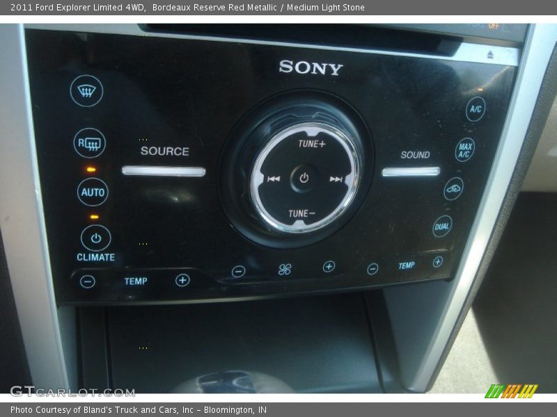 Bordeaux Reserve Red Metallic / Medium Light Stone 2011 Ford Explorer Limited 4WD