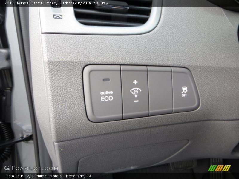 Harbor Gray Metallic / Gray 2013 Hyundai Elantra Limited
