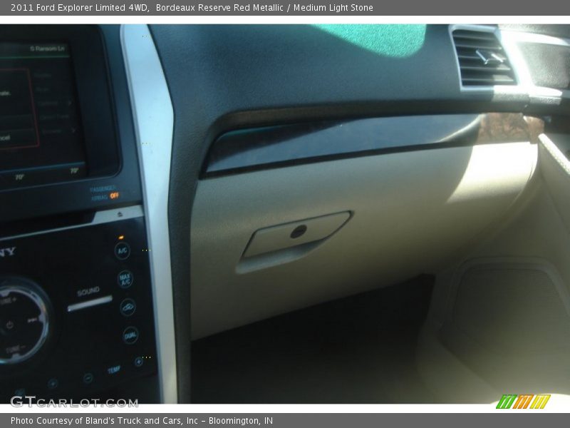 Bordeaux Reserve Red Metallic / Medium Light Stone 2011 Ford Explorer Limited 4WD