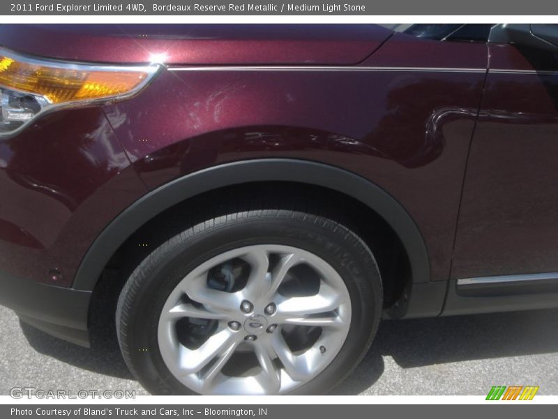 Bordeaux Reserve Red Metallic / Medium Light Stone 2011 Ford Explorer Limited 4WD