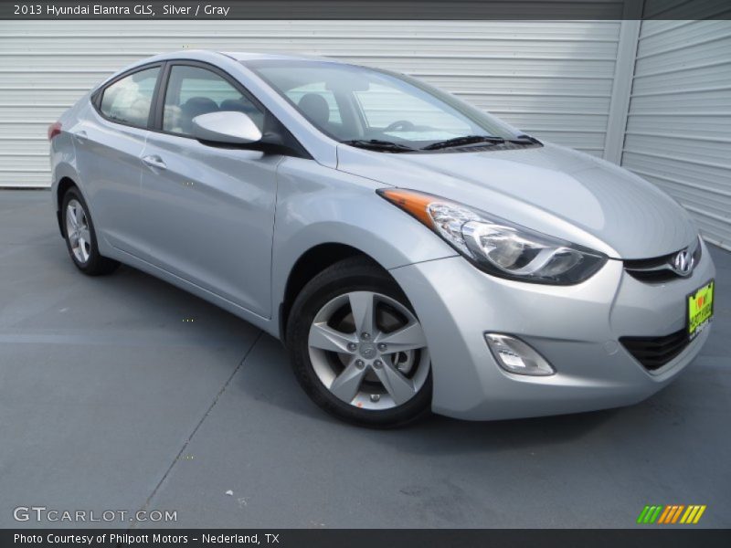 Silver / Gray 2013 Hyundai Elantra GLS