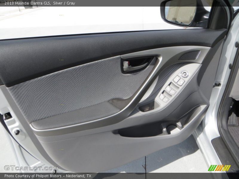 Silver / Gray 2013 Hyundai Elantra GLS