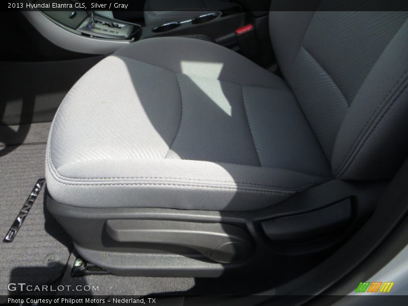 Silver / Gray 2013 Hyundai Elantra GLS
