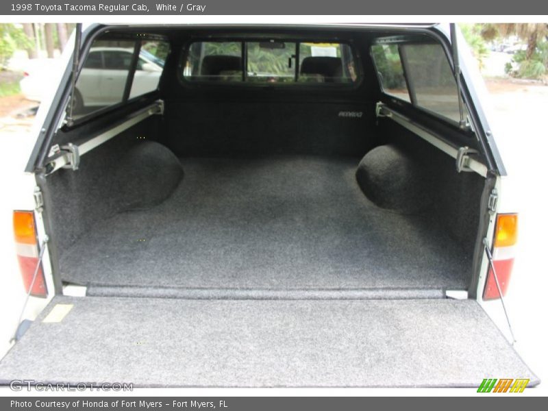 White / Gray 1998 Toyota Tacoma Regular Cab