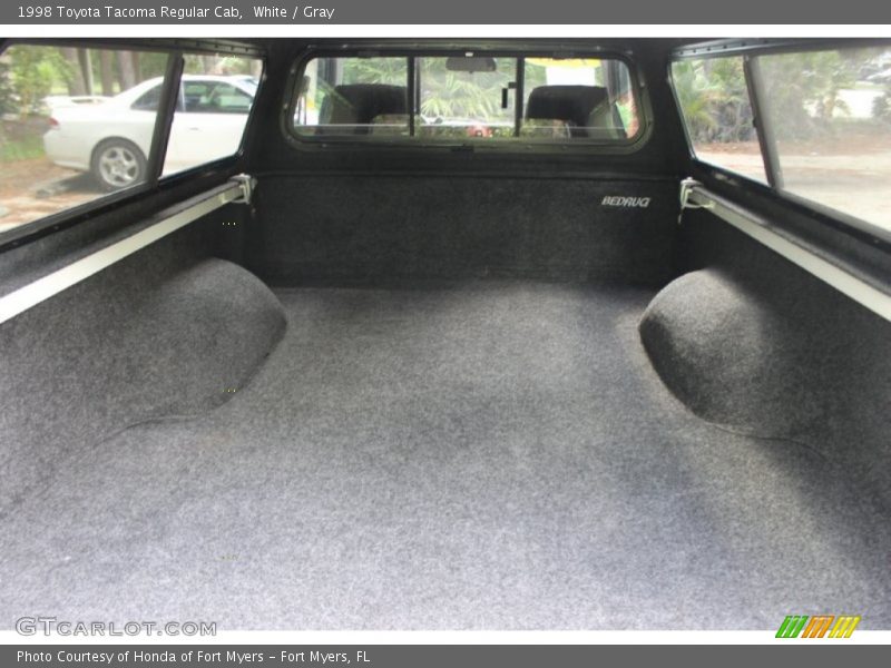White / Gray 1998 Toyota Tacoma Regular Cab