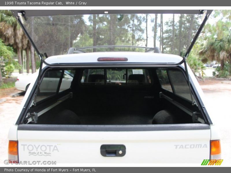 White / Gray 1998 Toyota Tacoma Regular Cab