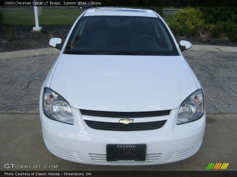 Summit White / Ebony 2009 Chevrolet Cobalt LT Sedan