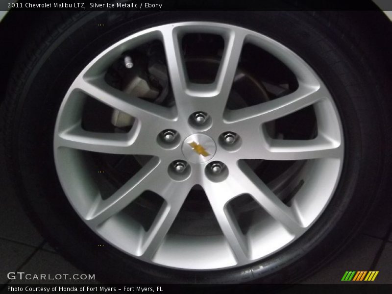 Silver Ice Metallic / Ebony 2011 Chevrolet Malibu LTZ