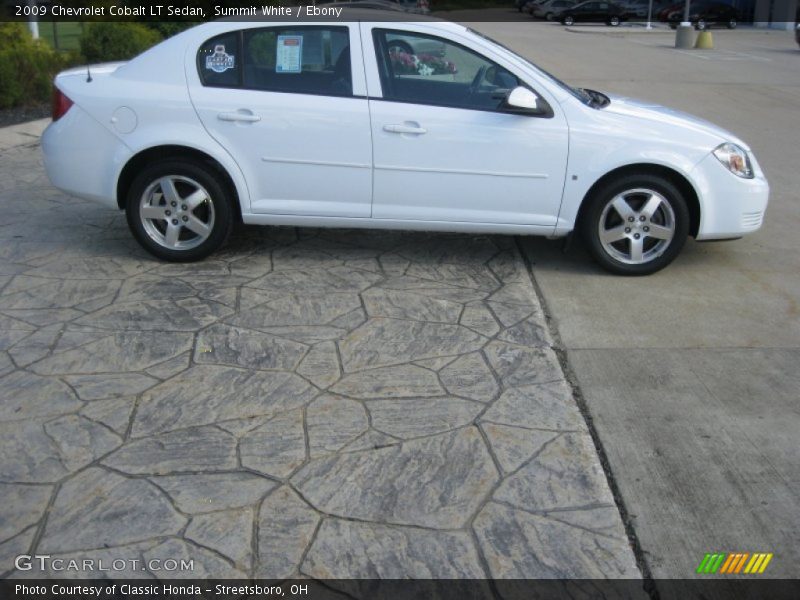 Summit White / Ebony 2009 Chevrolet Cobalt LT Sedan
