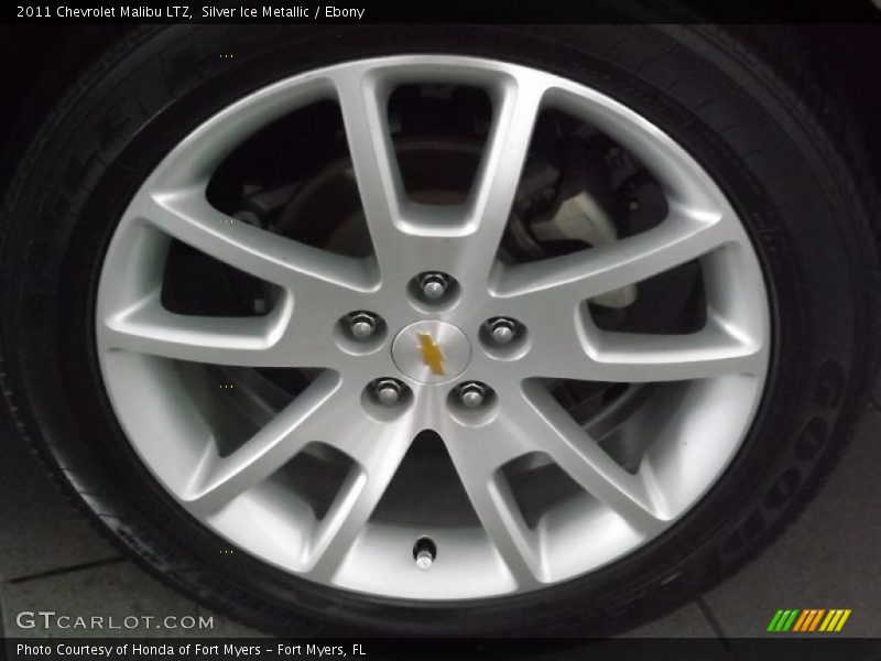 Silver Ice Metallic / Ebony 2011 Chevrolet Malibu LTZ