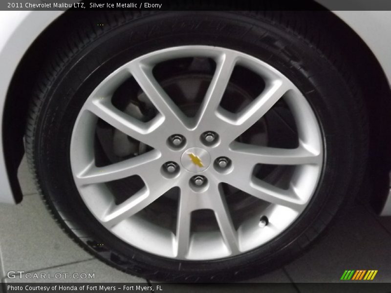 Silver Ice Metallic / Ebony 2011 Chevrolet Malibu LTZ