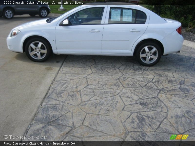 Summit White / Ebony 2009 Chevrolet Cobalt LT Sedan