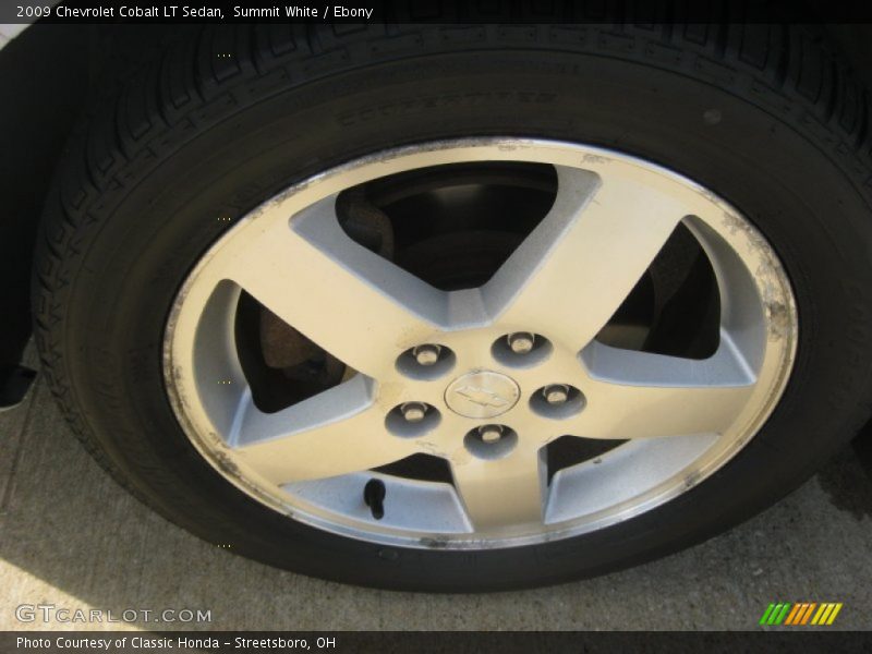 Summit White / Ebony 2009 Chevrolet Cobalt LT Sedan