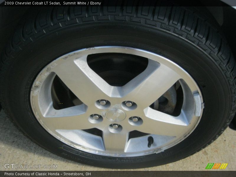 Summit White / Ebony 2009 Chevrolet Cobalt LT Sedan