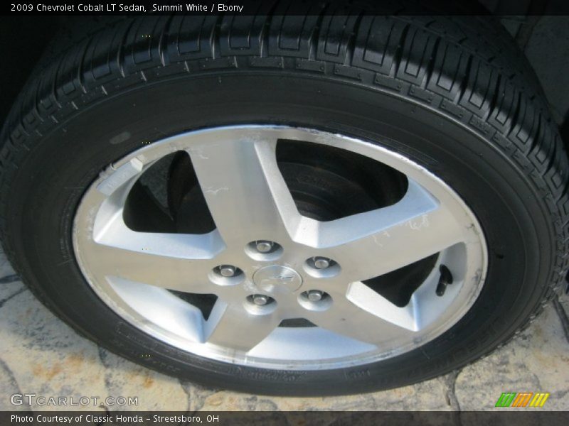 Summit White / Ebony 2009 Chevrolet Cobalt LT Sedan