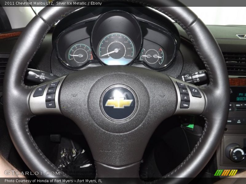 Silver Ice Metallic / Ebony 2011 Chevrolet Malibu LTZ