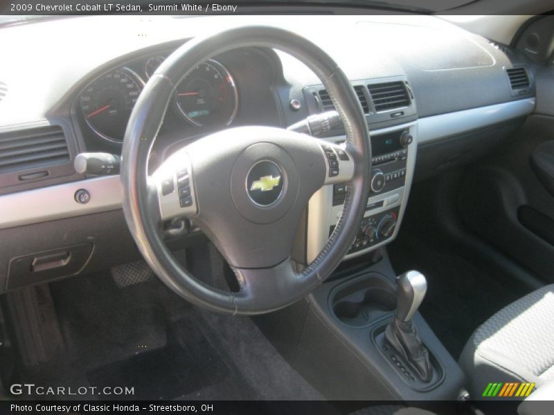 Summit White / Ebony 2009 Chevrolet Cobalt LT Sedan