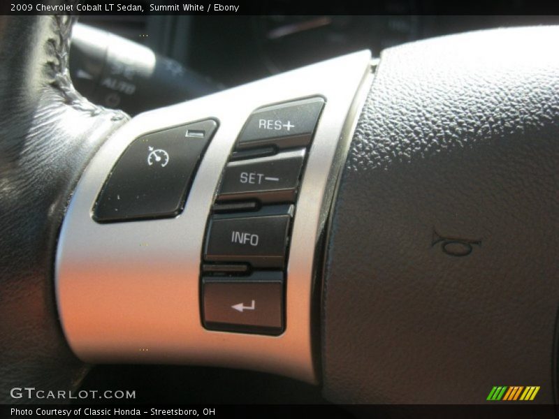 Summit White / Ebony 2009 Chevrolet Cobalt LT Sedan