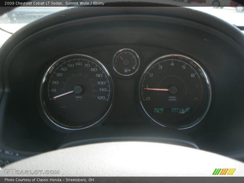 Summit White / Ebony 2009 Chevrolet Cobalt LT Sedan