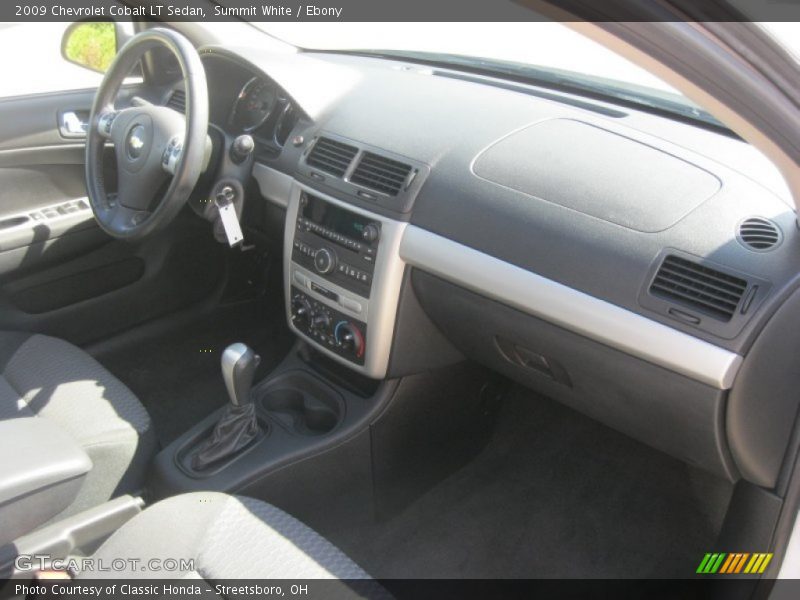 Summit White / Ebony 2009 Chevrolet Cobalt LT Sedan