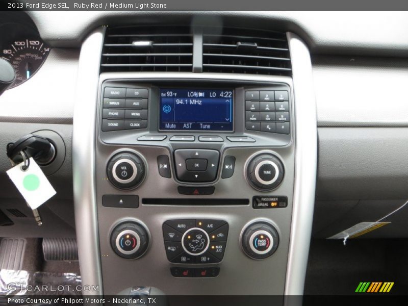 Ruby Red / Medium Light Stone 2013 Ford Edge SEL